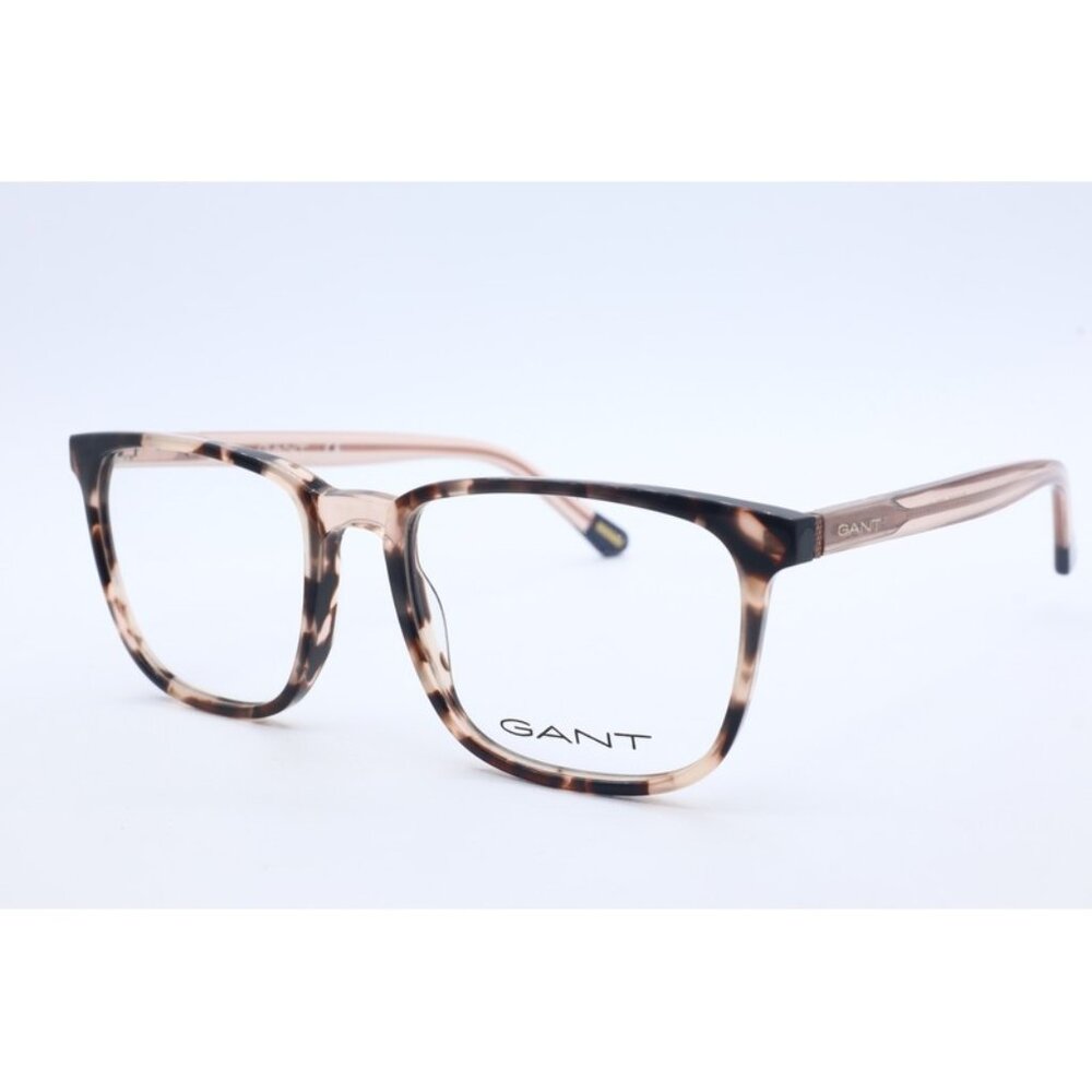 GANT GA 3183 055 Square Clear Coloured Havana Eyeglasses Clear Lenses 51mm